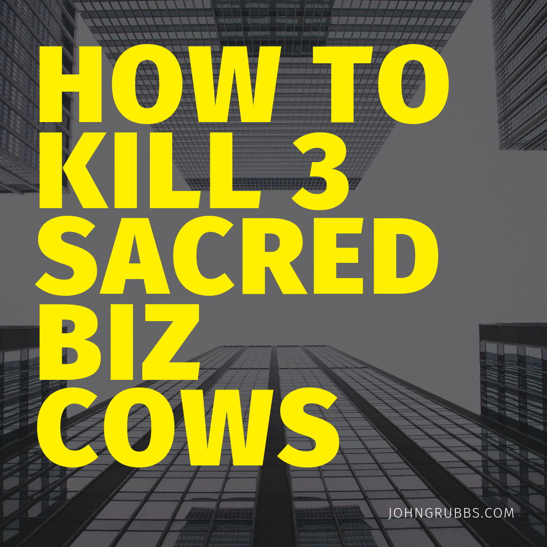 3 sacred BIZ cows